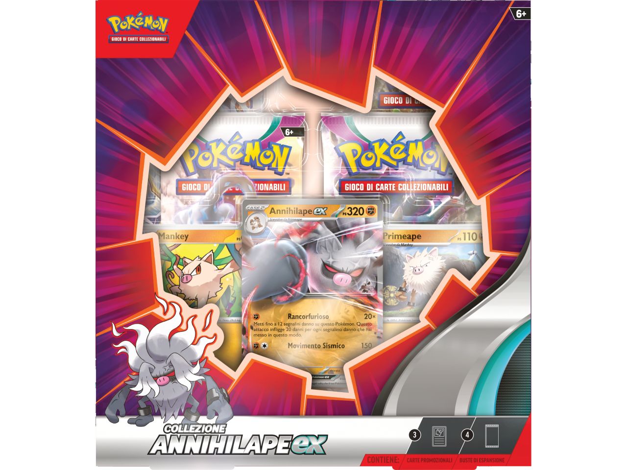 Carte Pokémon Collezione Annihilape Ex (Scatola) - Game Vision