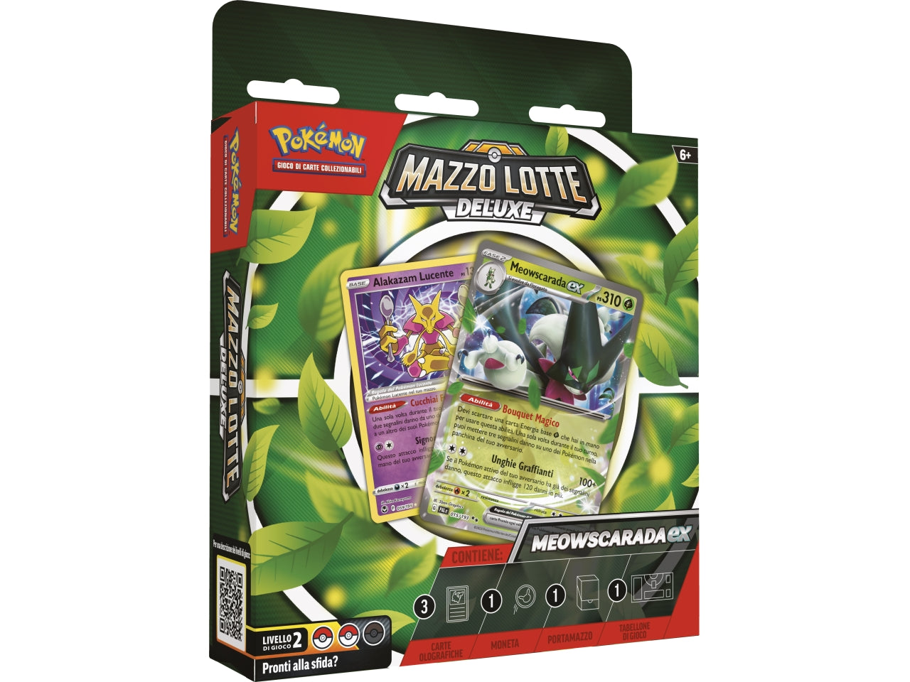 Mazzo Carte Pokémon Lotte Deluxe Quaquaval-ex e Meowscarada-ex  - Game Vision