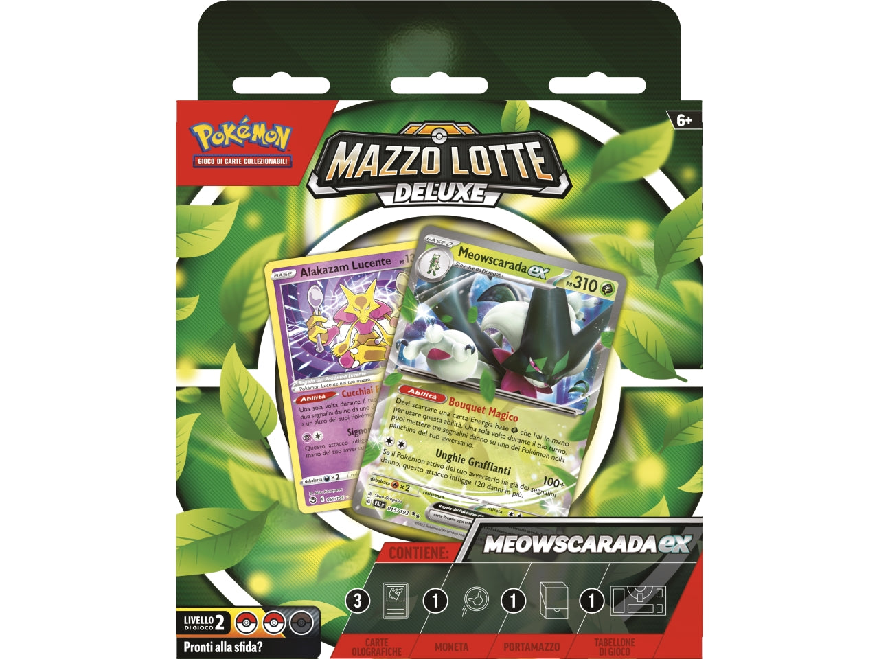 Mazzo Carte Pokémon Lotte Deluxe Quaquaval-ex e Meowscarada-ex  - Game Vision