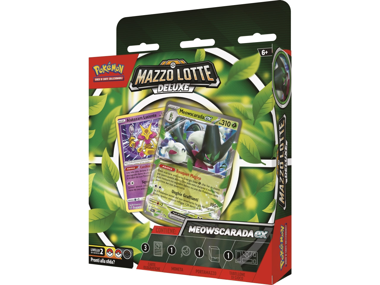 Mazzo Carte Pokémon Lotte Deluxe Quaquaval-ex e Meowscarada-ex  - Game Vision