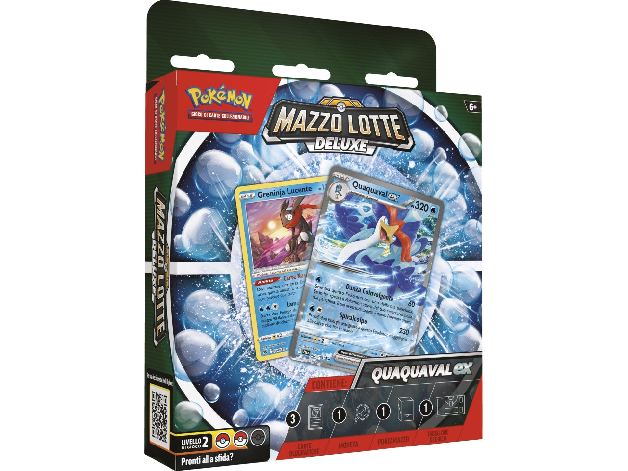 Mazzo Carte Pokémon Lotte Deluxe Quaquaval-ex e Meowscarada-ex  - Game Vision