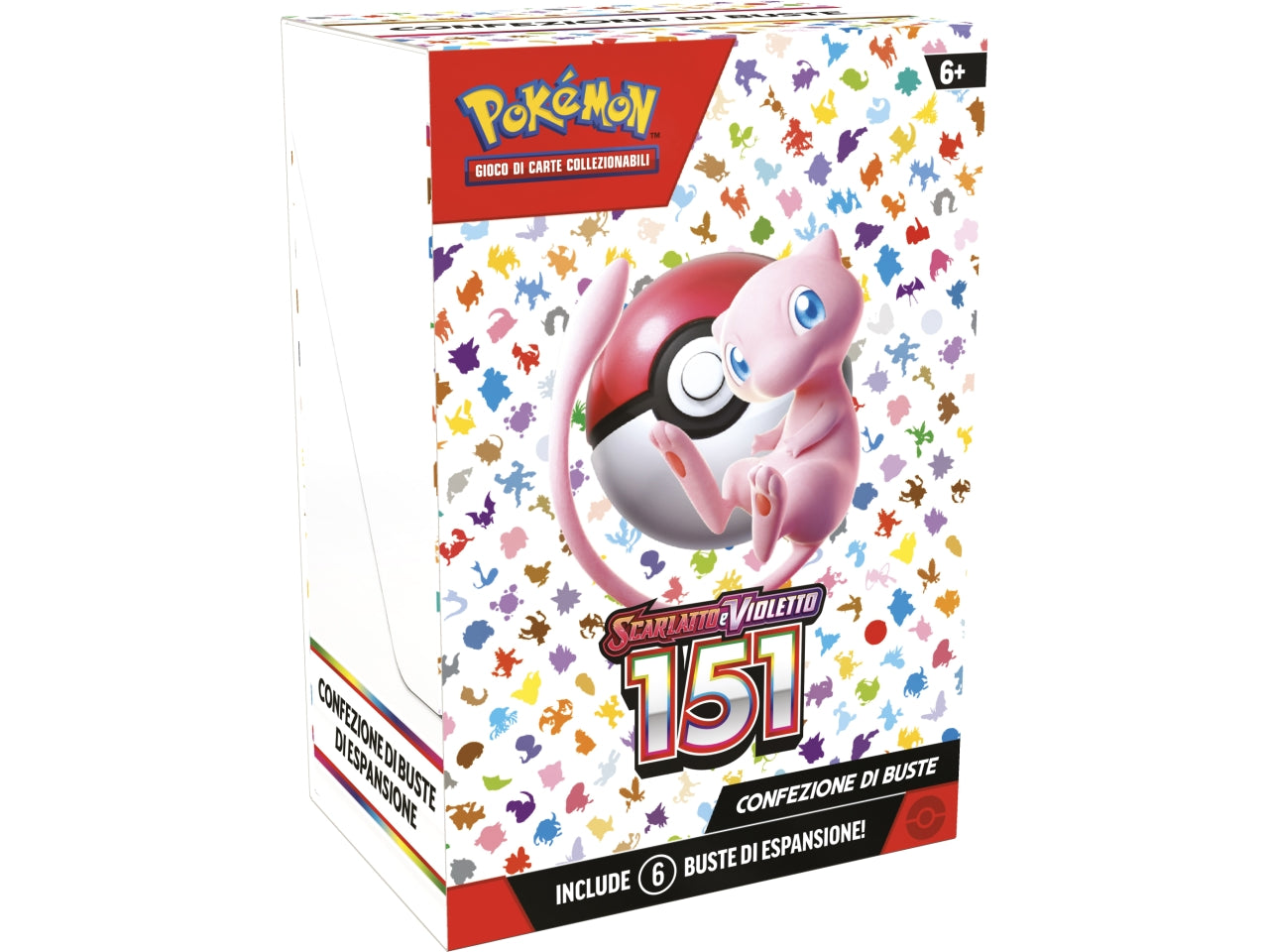 Set 6 Bustine Pokémon SV 3.5 151 - Multicolor, Età 6+, Gamevision