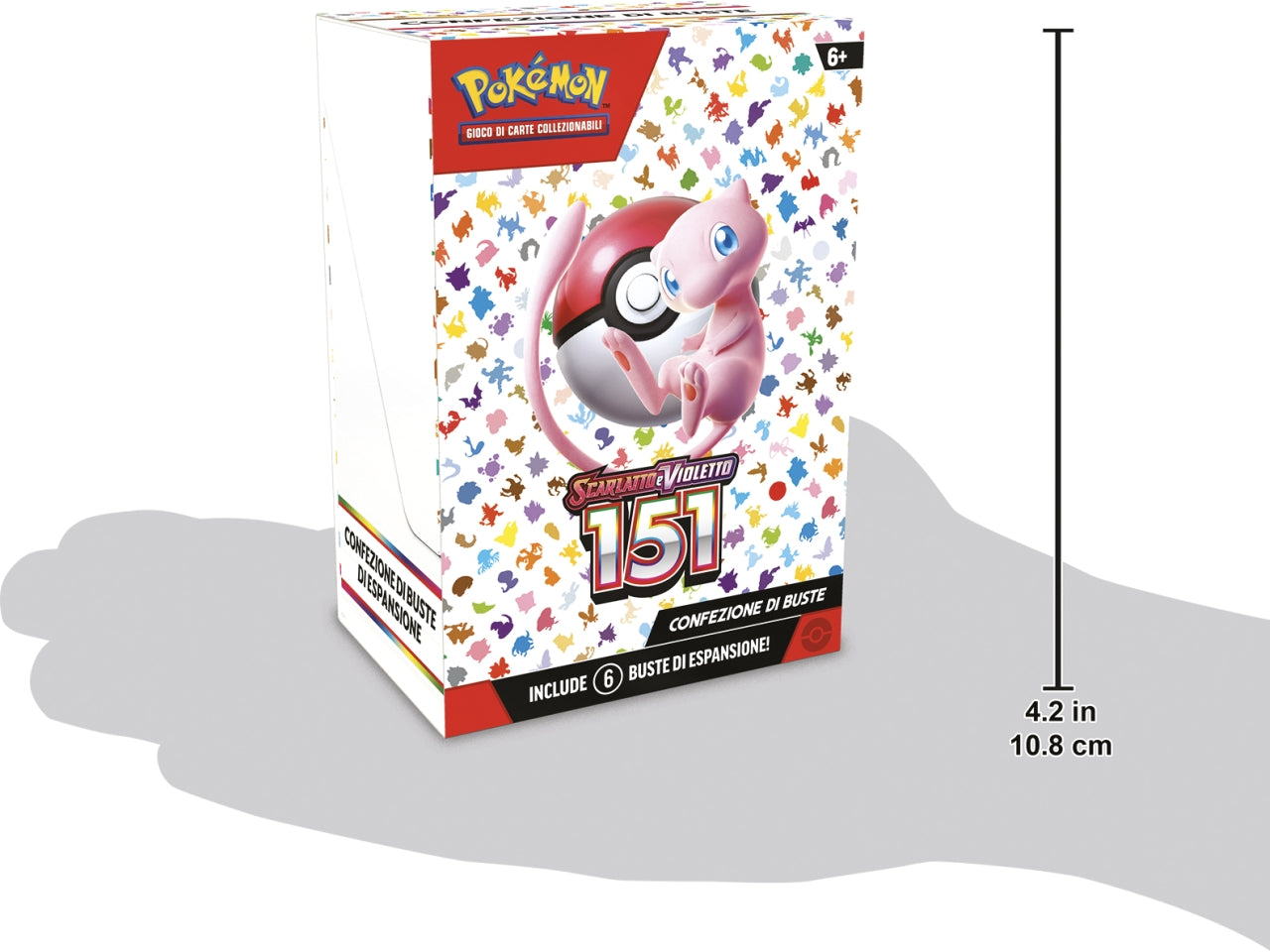 Set 6 Bustine Pokémon SV 3.5 151 - Multicolor, Età 6+, Gamevision
