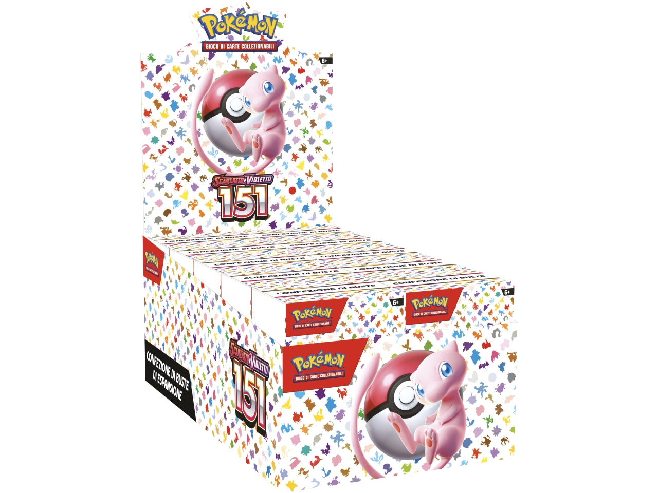 Set 6 Bustine Pokémon SV 3.5 151 - Multicolor, Età 6+, Gamevision