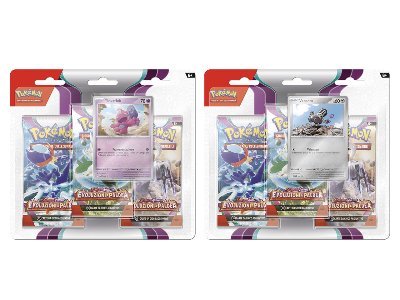 Carte Pokémon Blister Scarlatto e Violetto Evoluzioni A Paldea - Tinkatink/Varoom - Game Vision