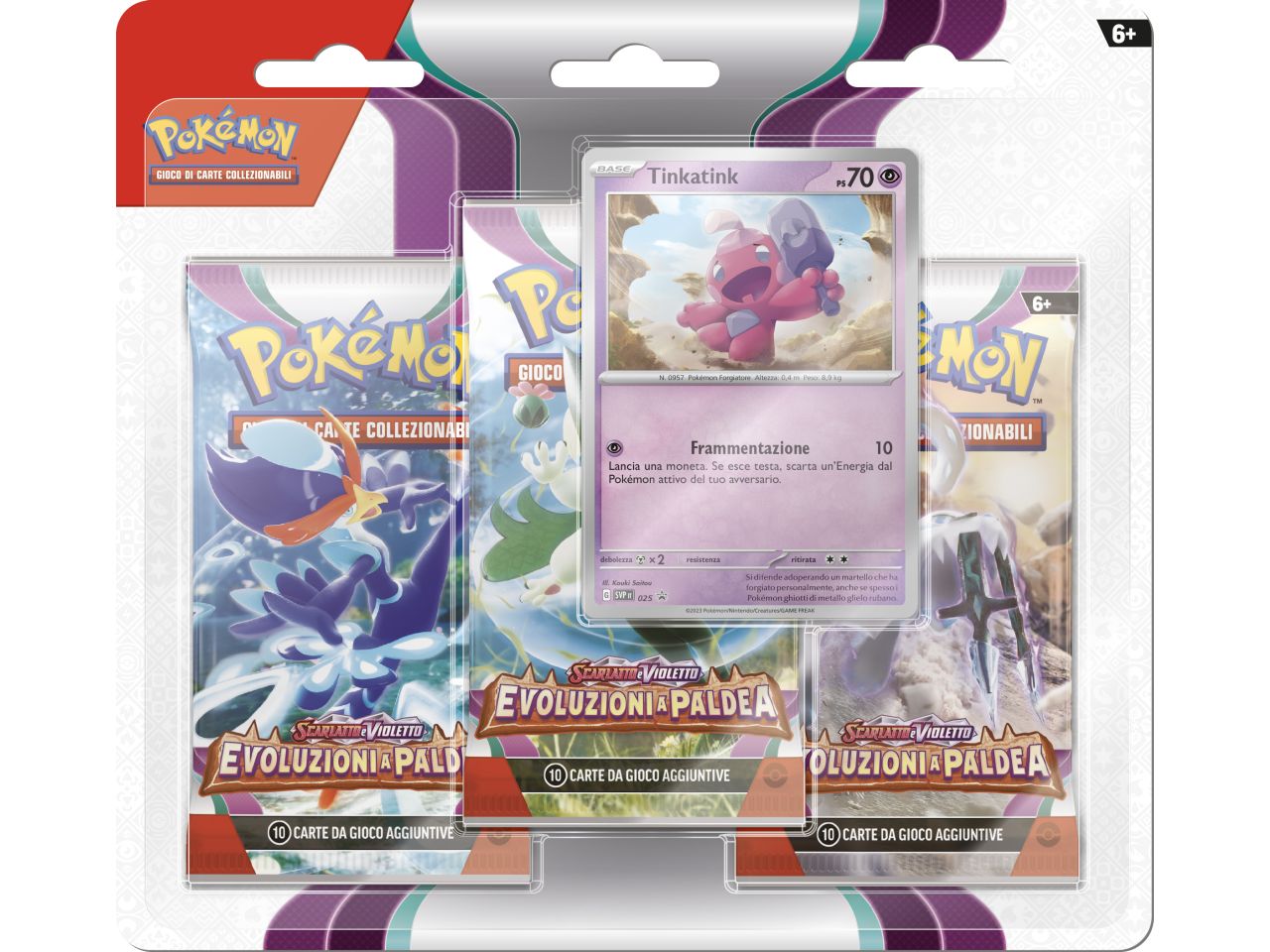 Carte Pokémon Blister Scarlatto e Violetto Evoluzioni A Paldea - Tinkatink/Varoom - Game Vision