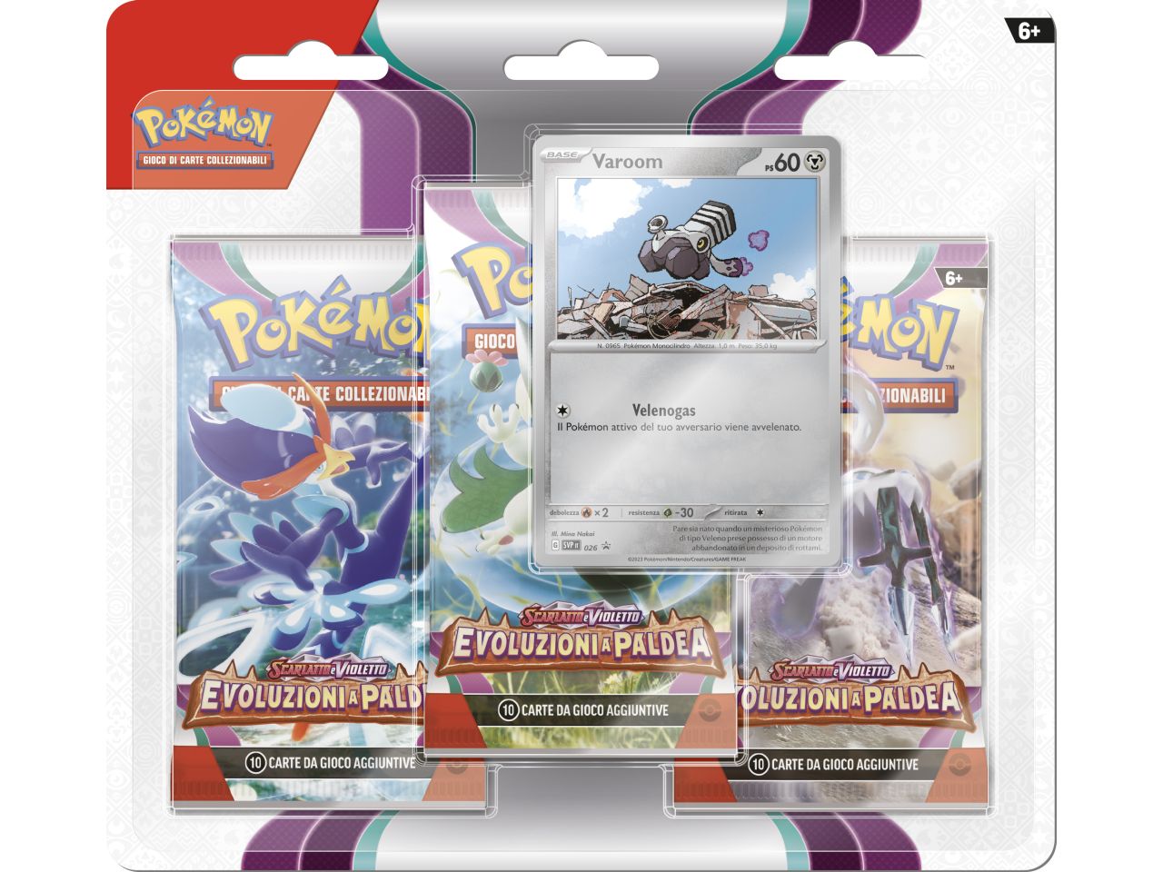 Carte Pokémon Blister Scarlatto e Violetto Evoluzioni A Paldea - Tinkatink/Varoom - Game Vision