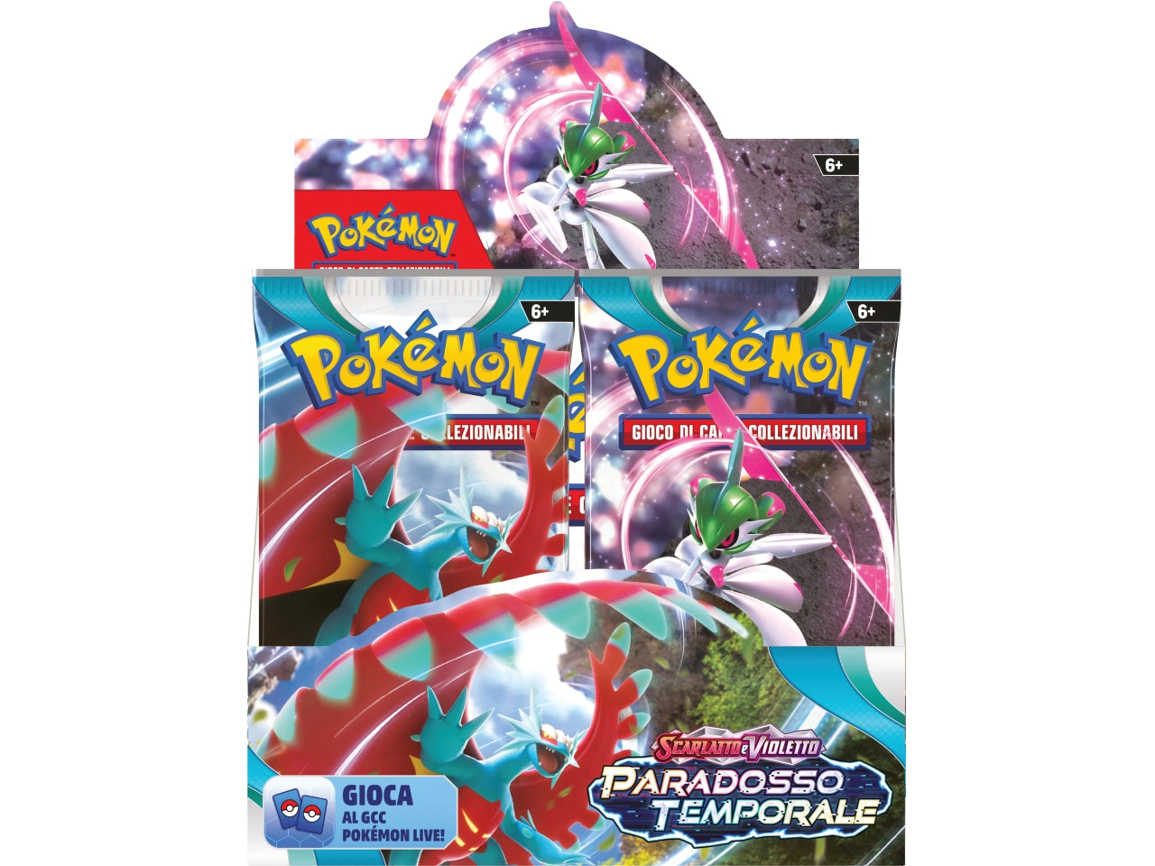 Bustina Carte Pokémon Scarlatto E Violetto Paradosso Temporale  - Game Vision