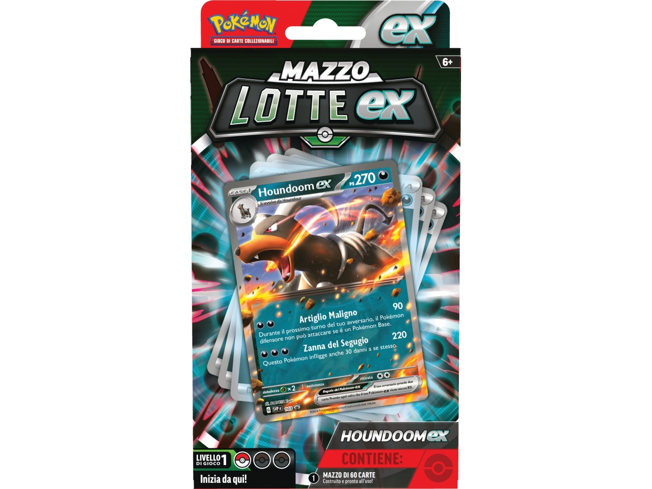 Mazzo Lotte Carte Pokémon  Melmetal Ex / Mazzo Lotte Houndoom Ex - Game Vision