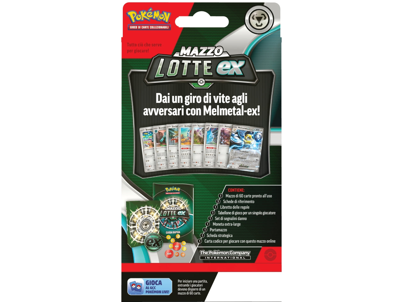 Mazzo Lotte Carte Pokémon  Melmetal Ex / Mazzo Lotte Houndoom Ex - Game Vision