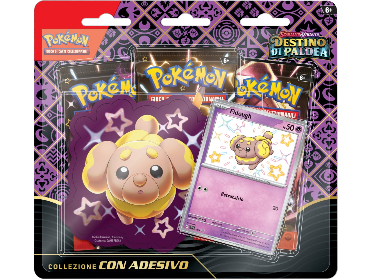 Collezione Con Adesivo Carte Pokémon Scarlatto E Violetto 4.5 Destino Di Paldea - Game Vision