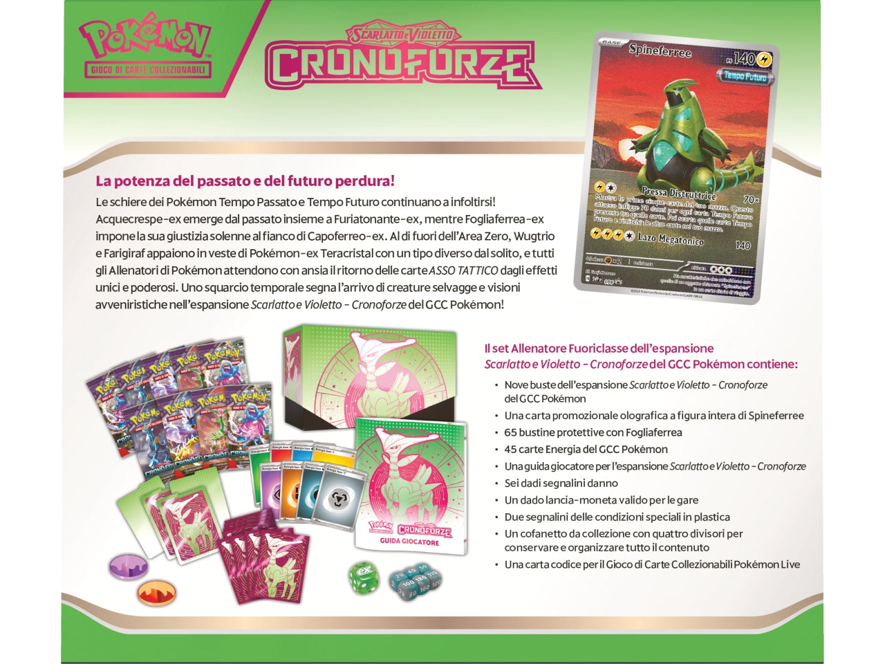 Carte Pokémon Set Allenatore Fuoriclasse Scarlatto E Violetto Cronoforze - Game Vision