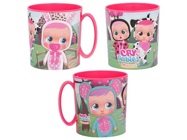 Cry babies tazza in plastica 350ml per microonde