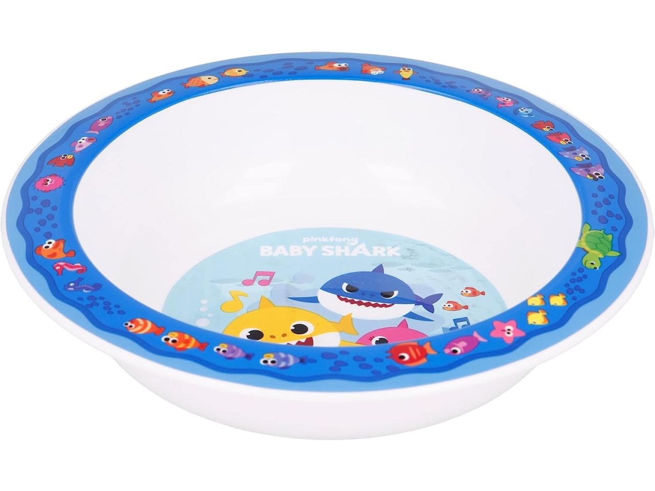 Baby shark piatto fondo misura 20cm per microonde