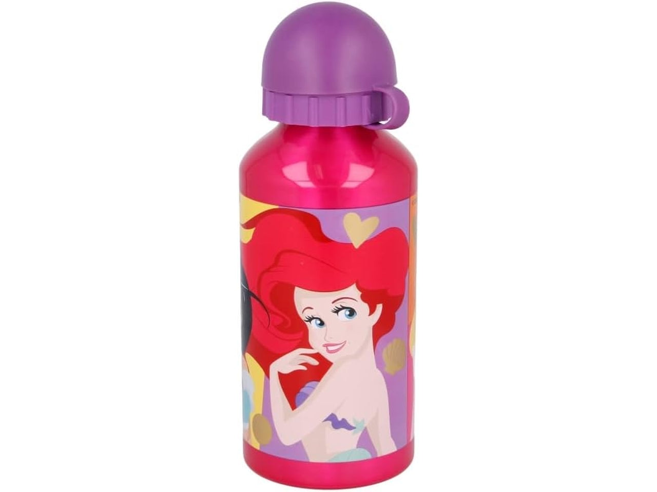 Principesse borraccia alluminio 400ml multicolor - Real Trade