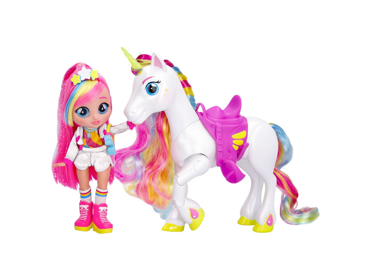 Bff By Cry Babies bambola dreamy e unicorno rym - IMC Toys