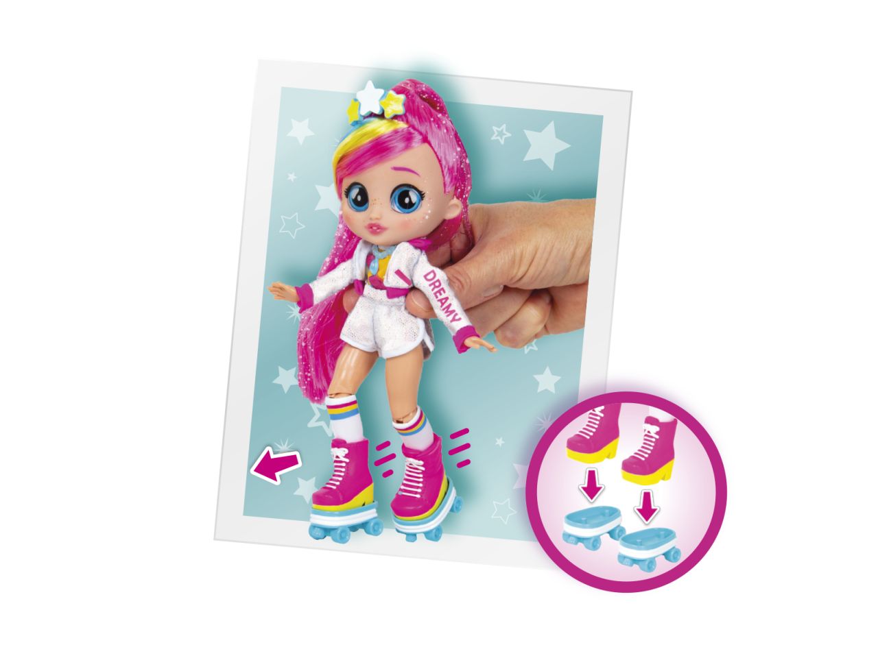 Bff By Cry Babies bambola dreamy e unicorno rym - IMC Toys