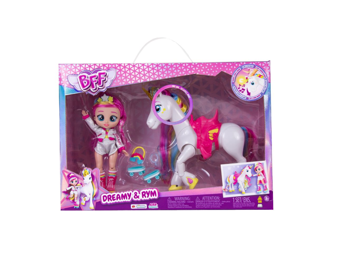 Bff By Cry Babies bambola dreamy e unicorno rym - IMC Toys