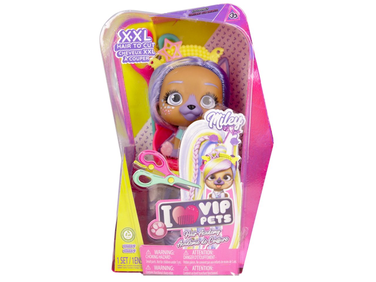 VIP pets 2.0 hair academy Cagnolini da pettinare in 5 modelli differenti - IMC Toys