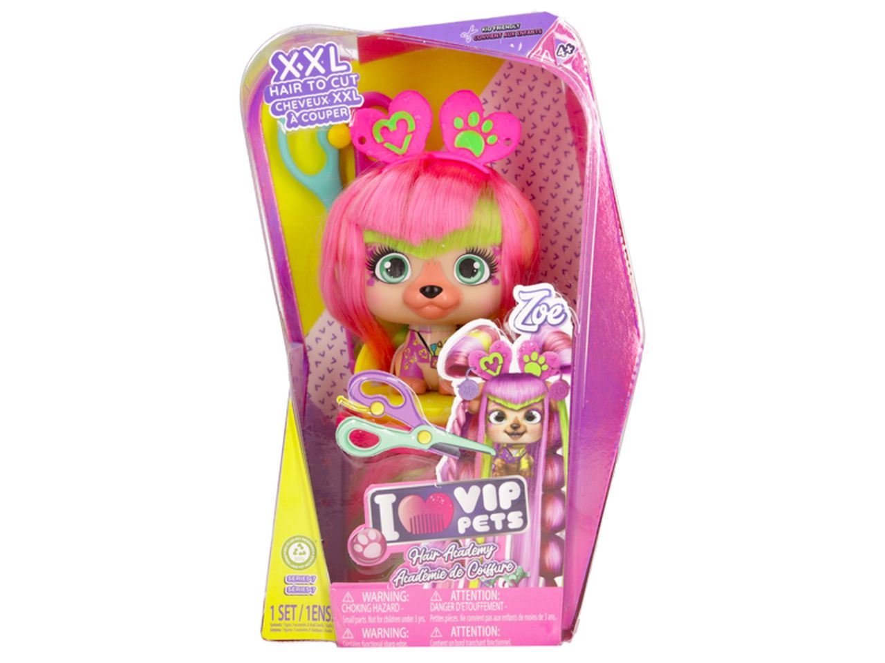 VIP pets 2.0 hair academy Cagnolini da pettinare in 5 modelli differenti - IMC Toys