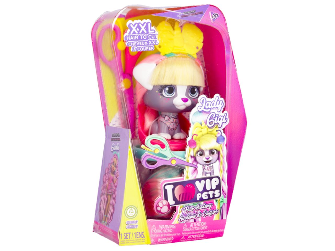 VIP pets 2.0 hair academy Cagnolini da pettinare in 5 modelli differenti - IMC Toys