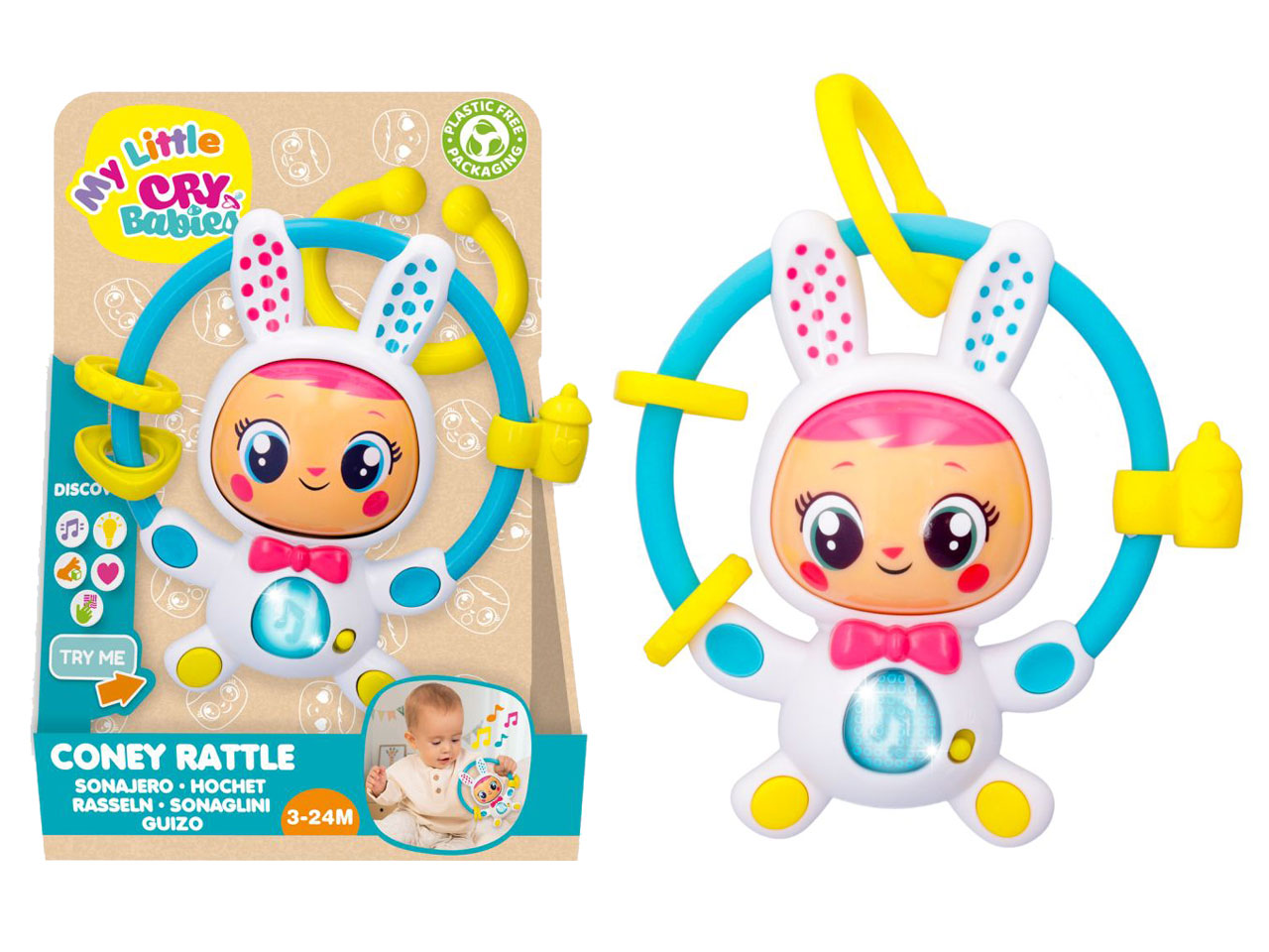 My little cry babies il sonaglino interattivo di coney - IMC Toys