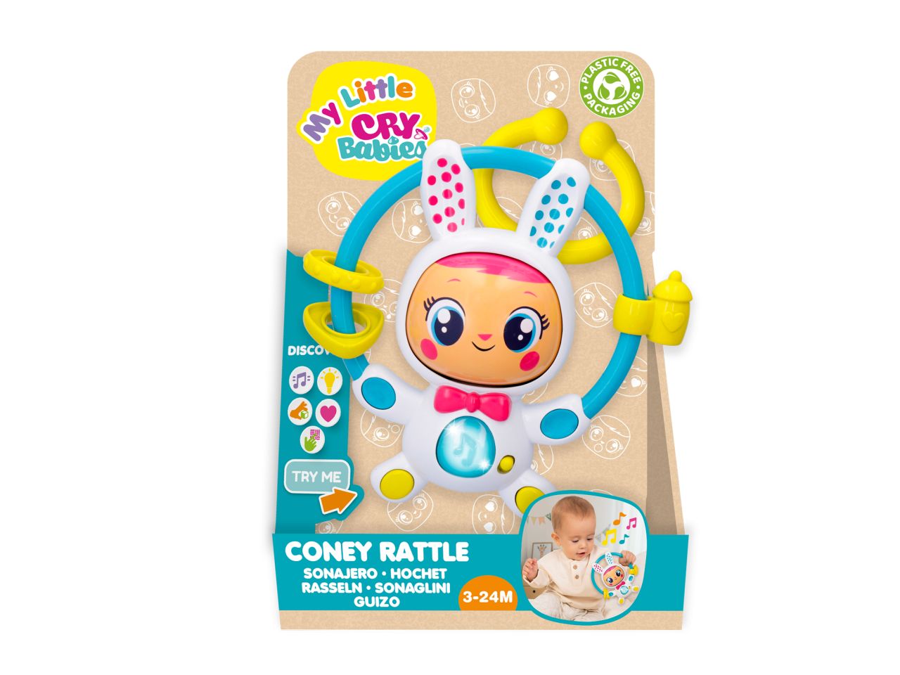 My little cry babies il sonaglino interattivo di coney - IMC Toys