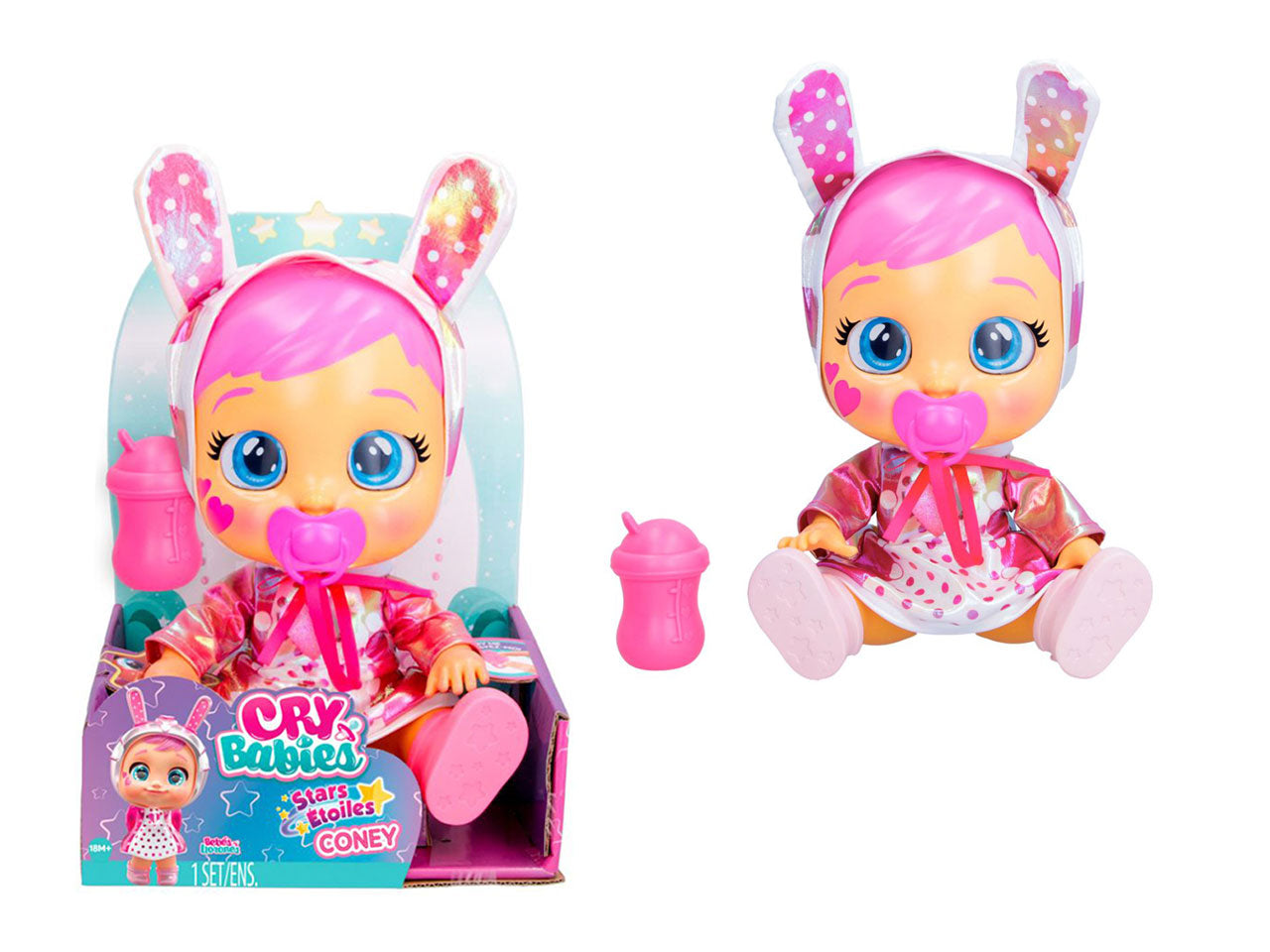 Cry Babies Stars Coney Bambola Interattiva - IMC Toys