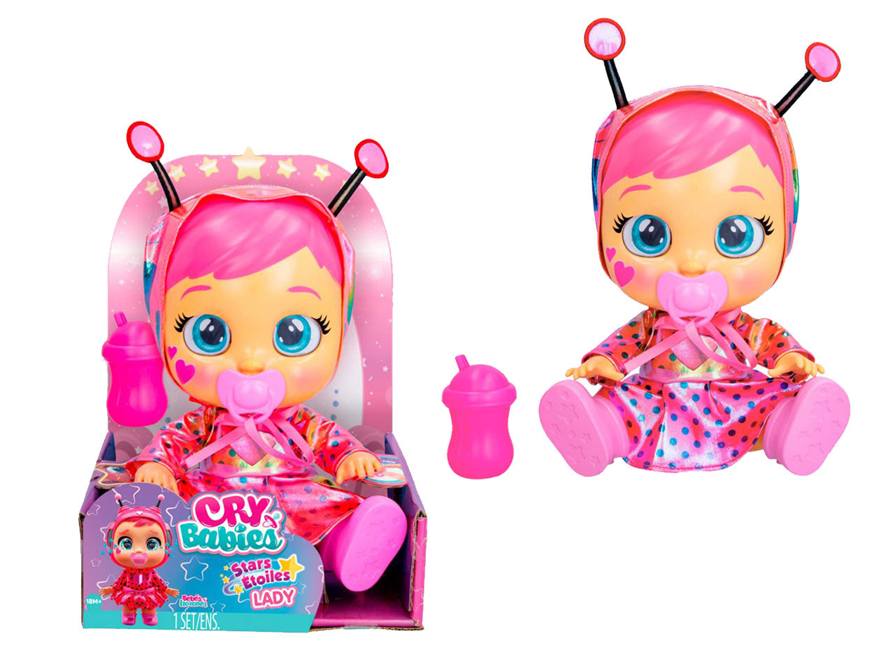 Cry Babies Stars Lady Bambola Interattiva - IMC Toys