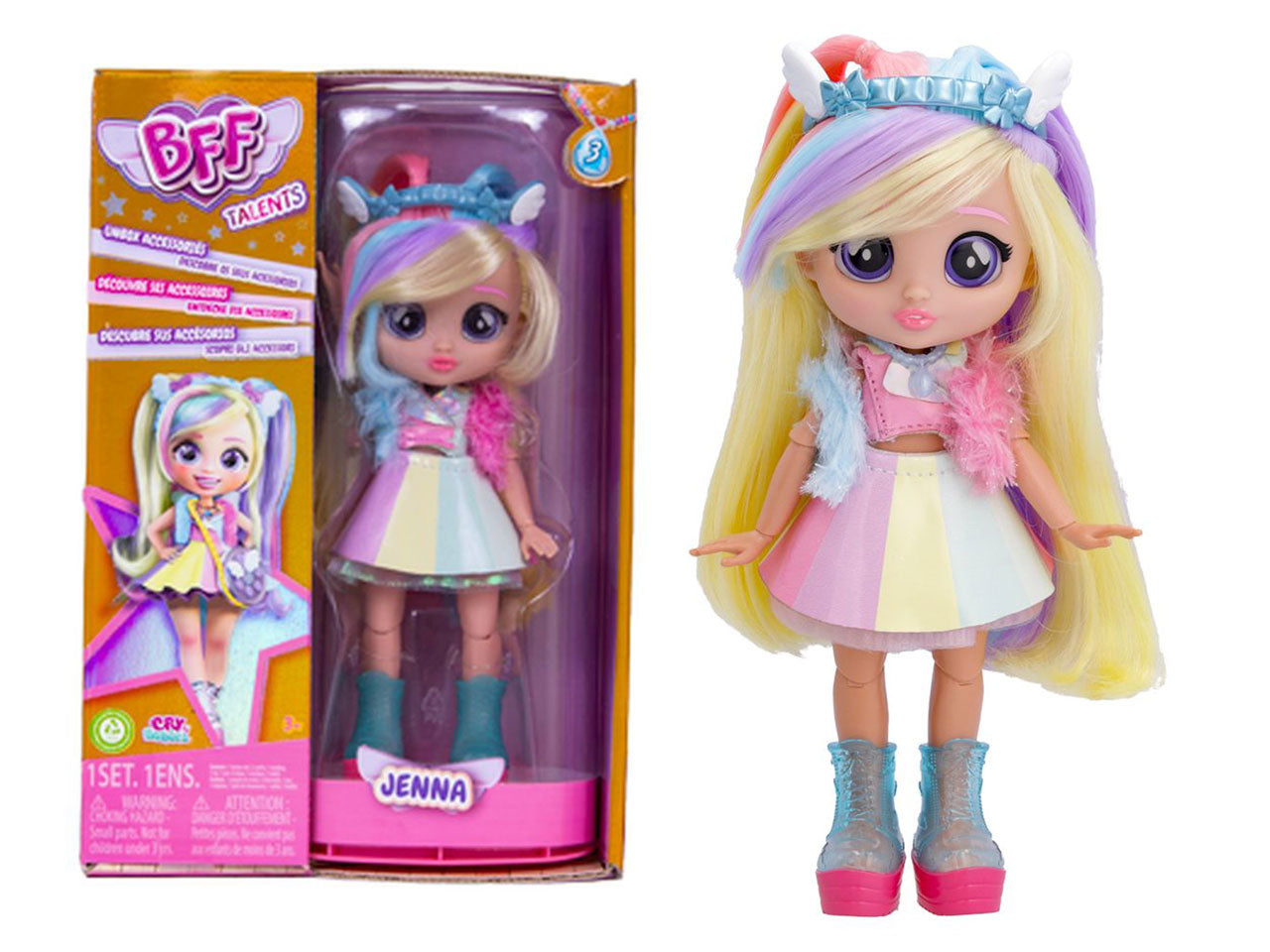 Bff By Cry Babies Jenna Series 3 Bambola Collezionabile - IMC Toys