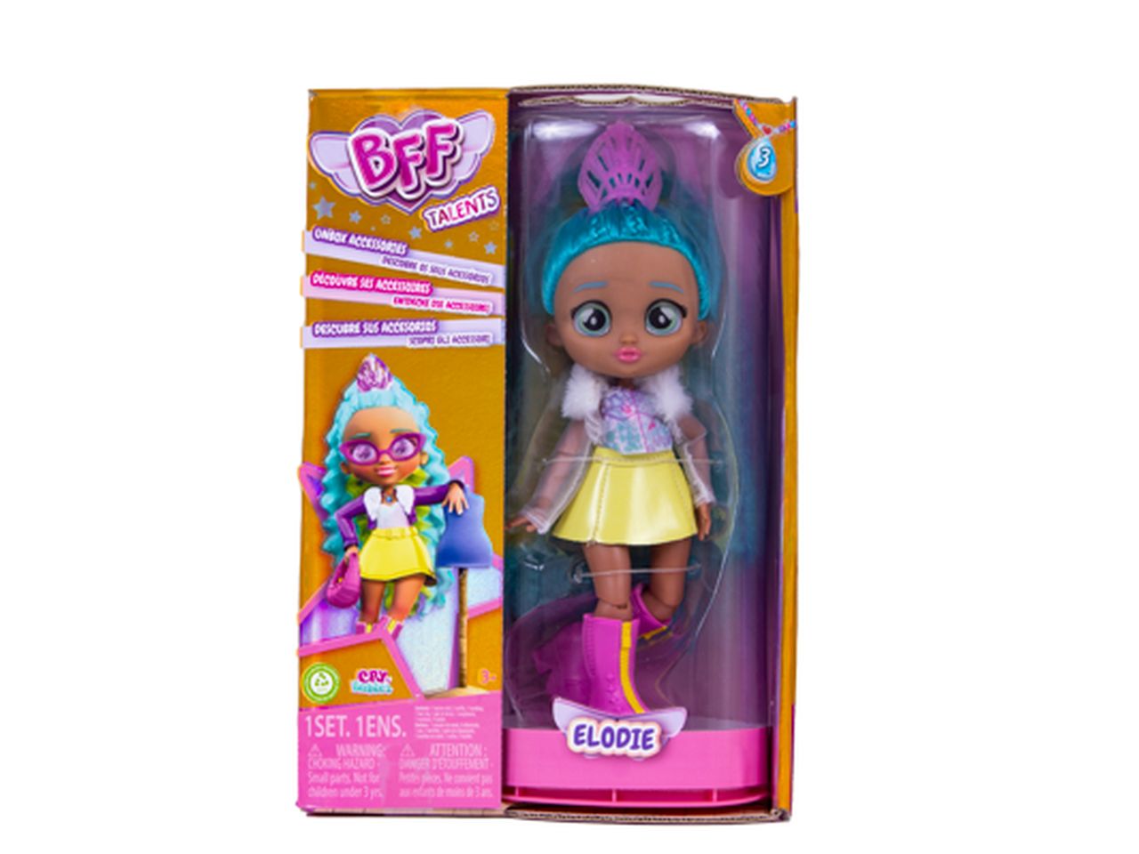 Bff By Cry Babies Elodie Series 3 Bambola Collezionabile - IMC Toys