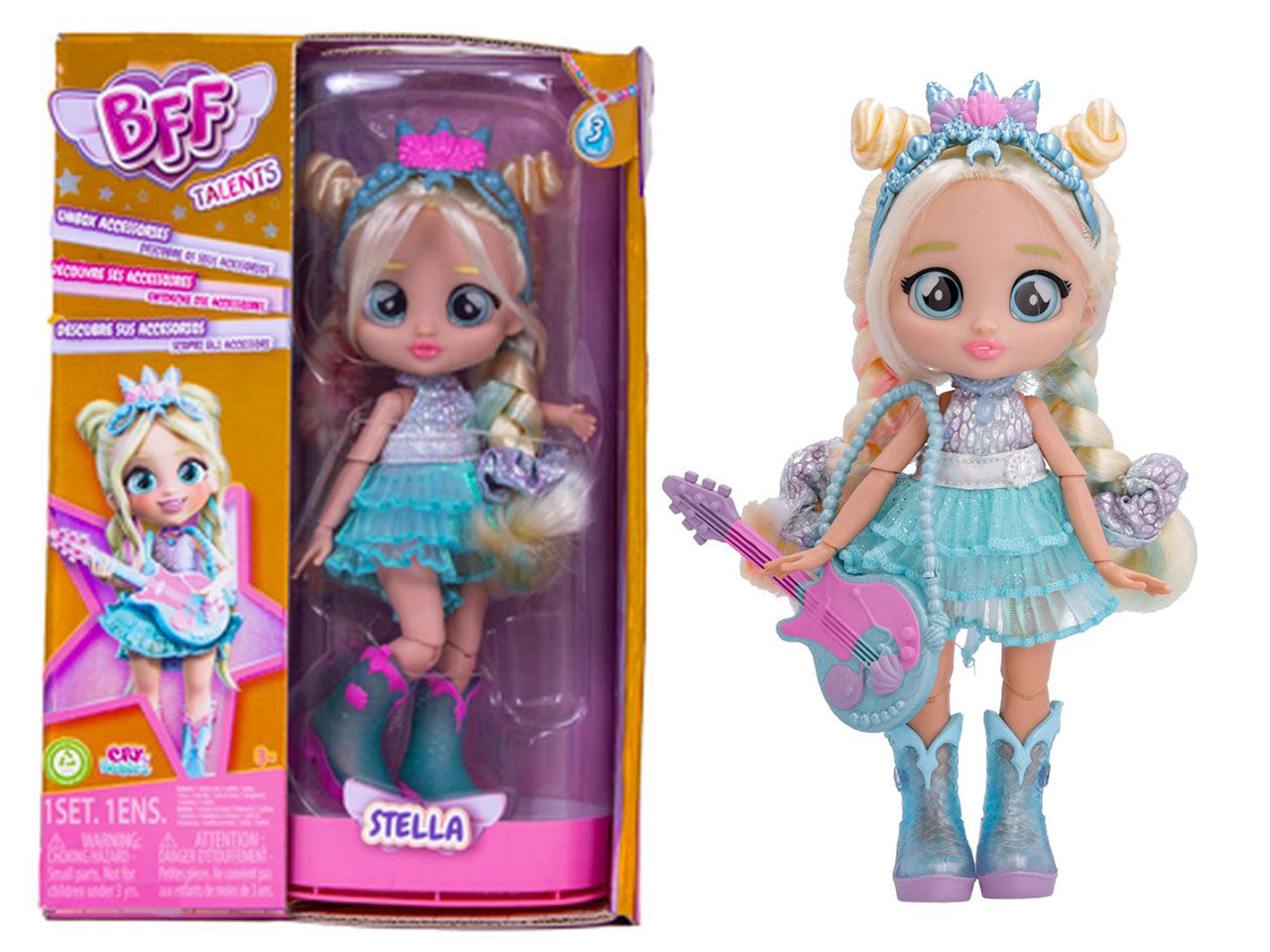 Bff By Cry Babies Stella Series 3 Bambola Collezionabile - IMC Toys