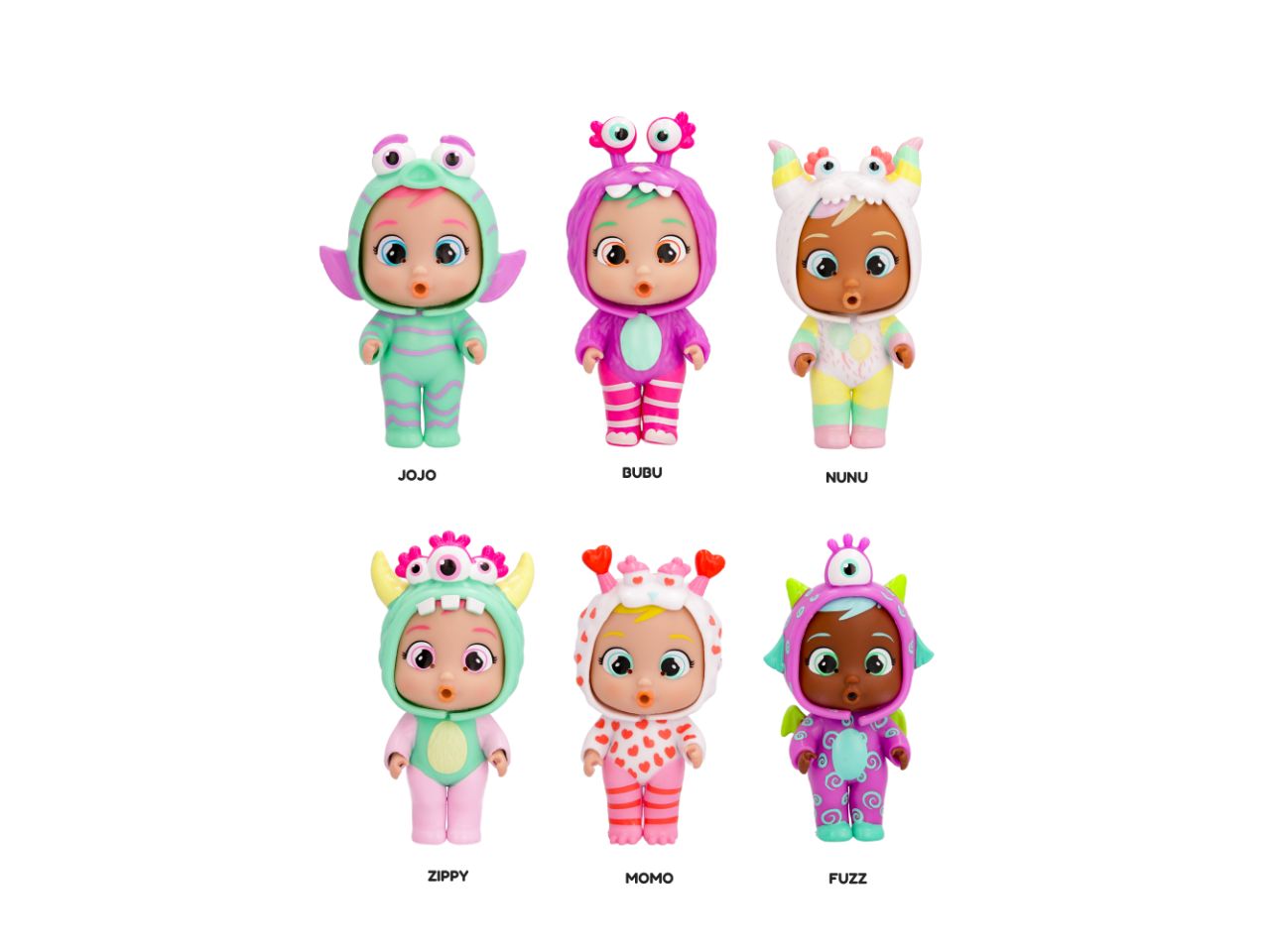 Cry Babies Magic Tears Stars Jumpy Monst Bambola Collezionabile 6 Dolls Assortite - IMC Toys