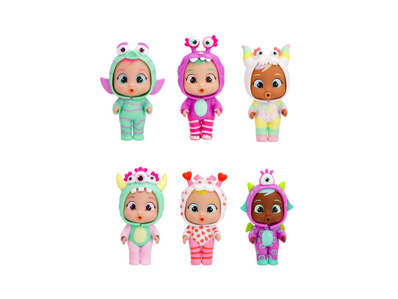 Cry Babies Magic Tears Stars Jumpy Monst Bambola Collezionabile 6 Dolls Assortite - IMC Toys