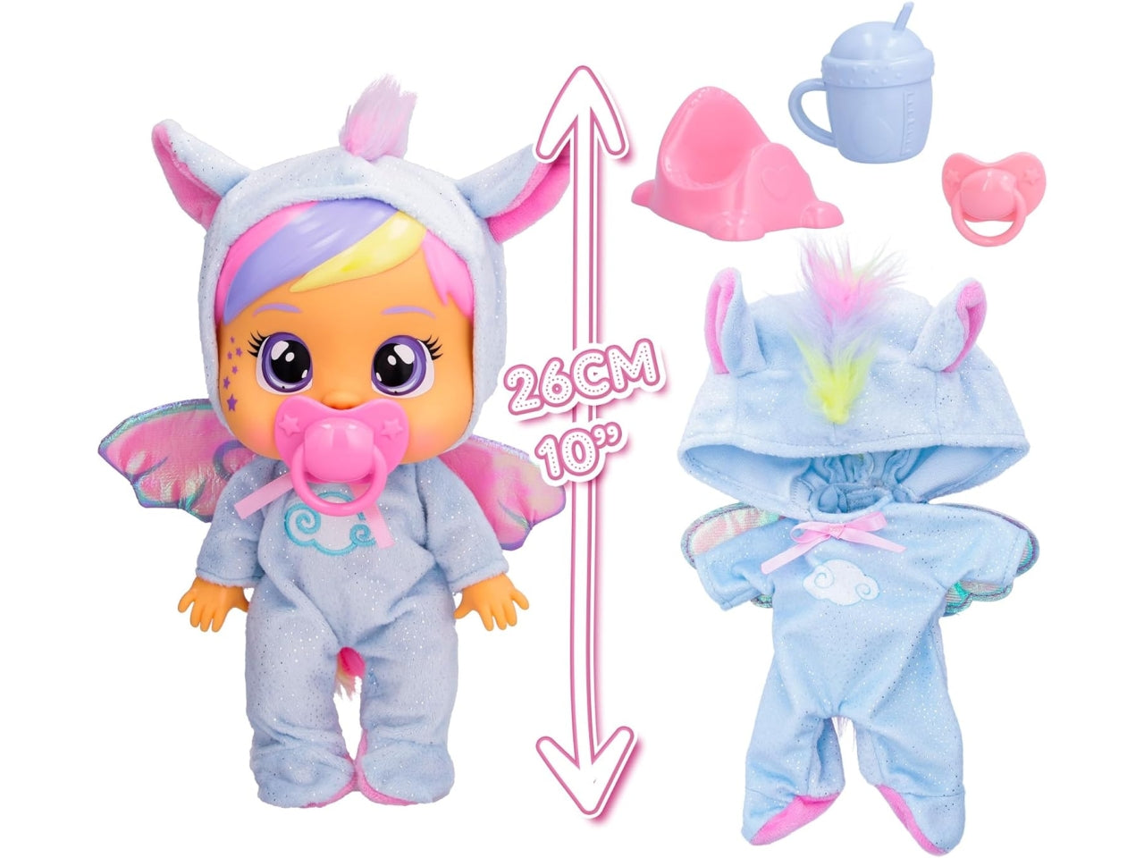 Cry babies loving care loving h.26cm - disponibile dreamy, jenna e hannah