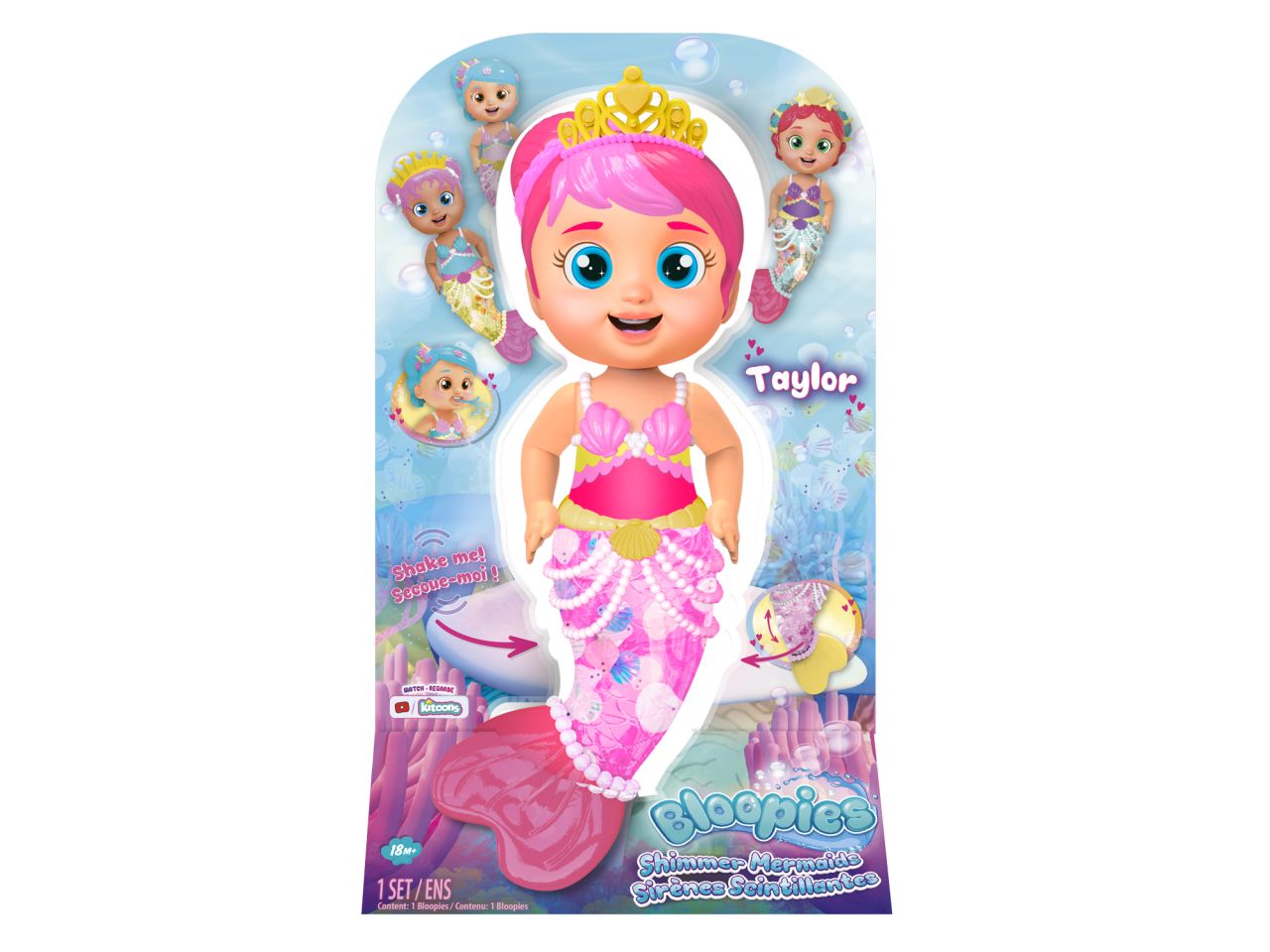 Bloopies Shimmer Mermaids Taylor Giocattolo da bagno e acqua - IMC Toys