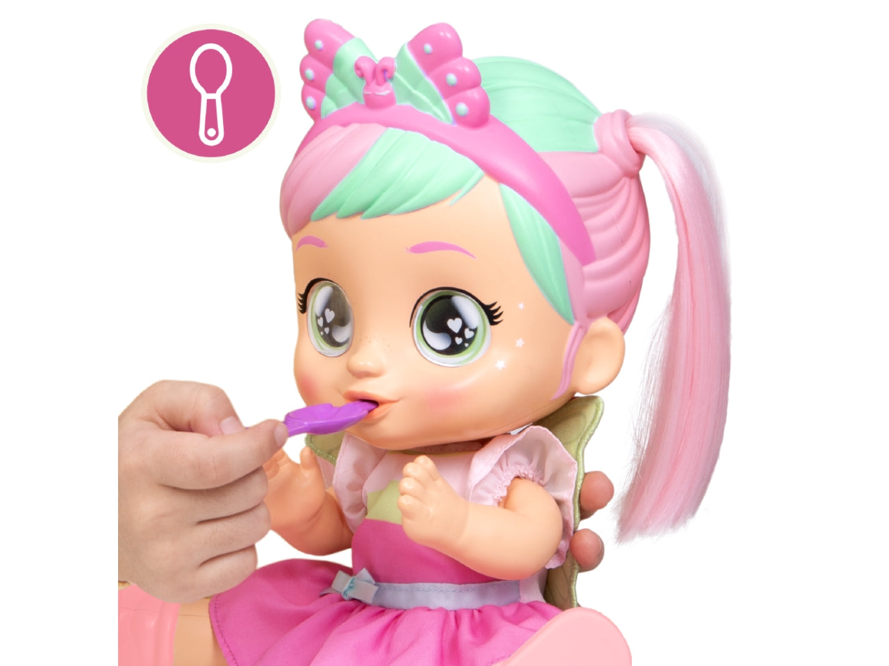 Cry babies Bella's morning routine, bambola interattiva per bambine, 18 mesi +