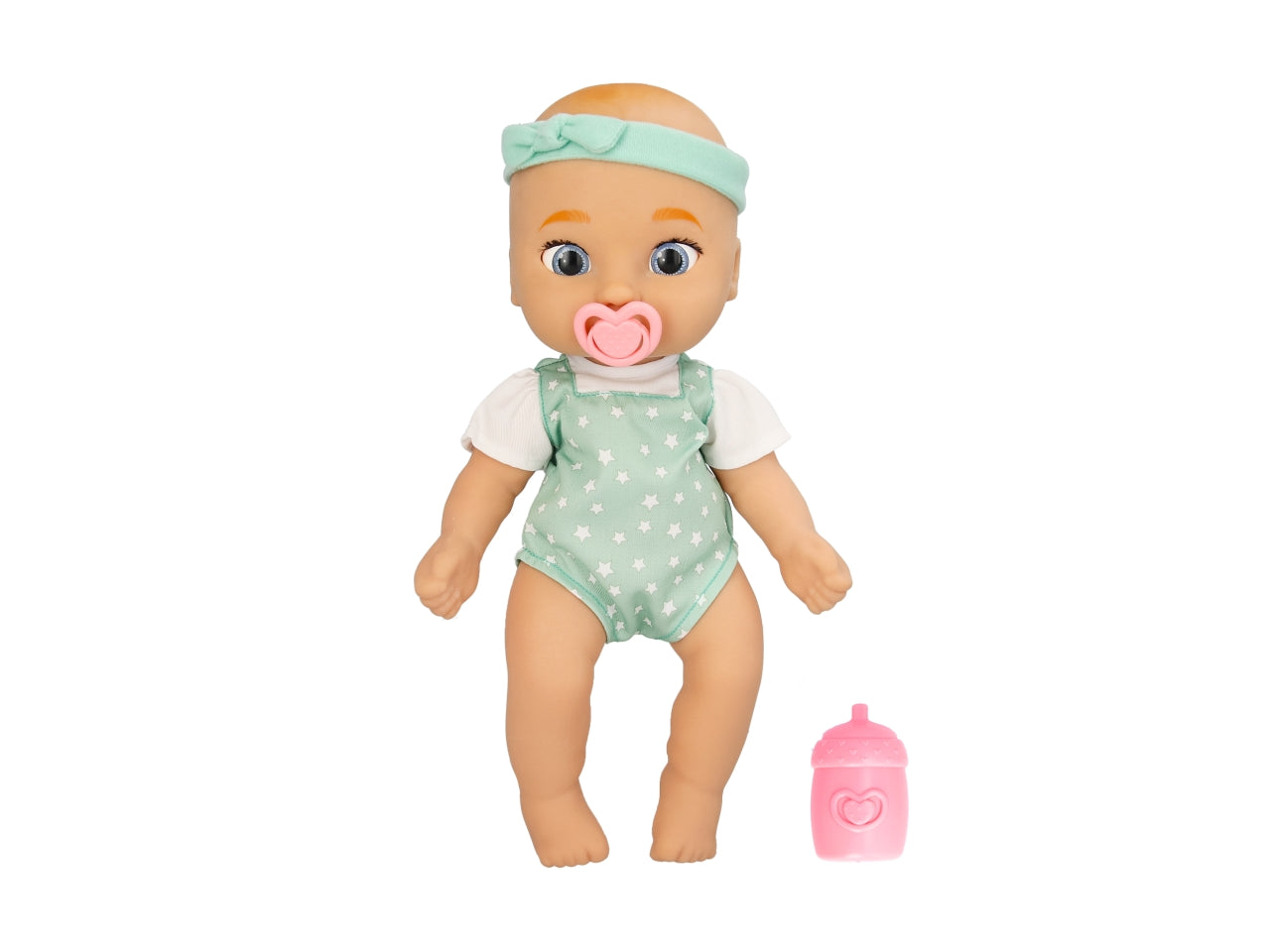 Be loved babies, bambola realistica con accessori per bambine, 30 cm 18 mesi +