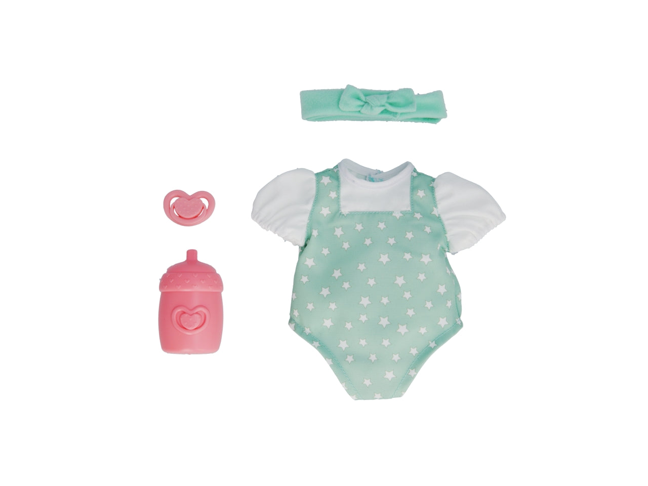 Be loved babies, bambola realistica con accessori per bambine, 30 cm 18 mesi +