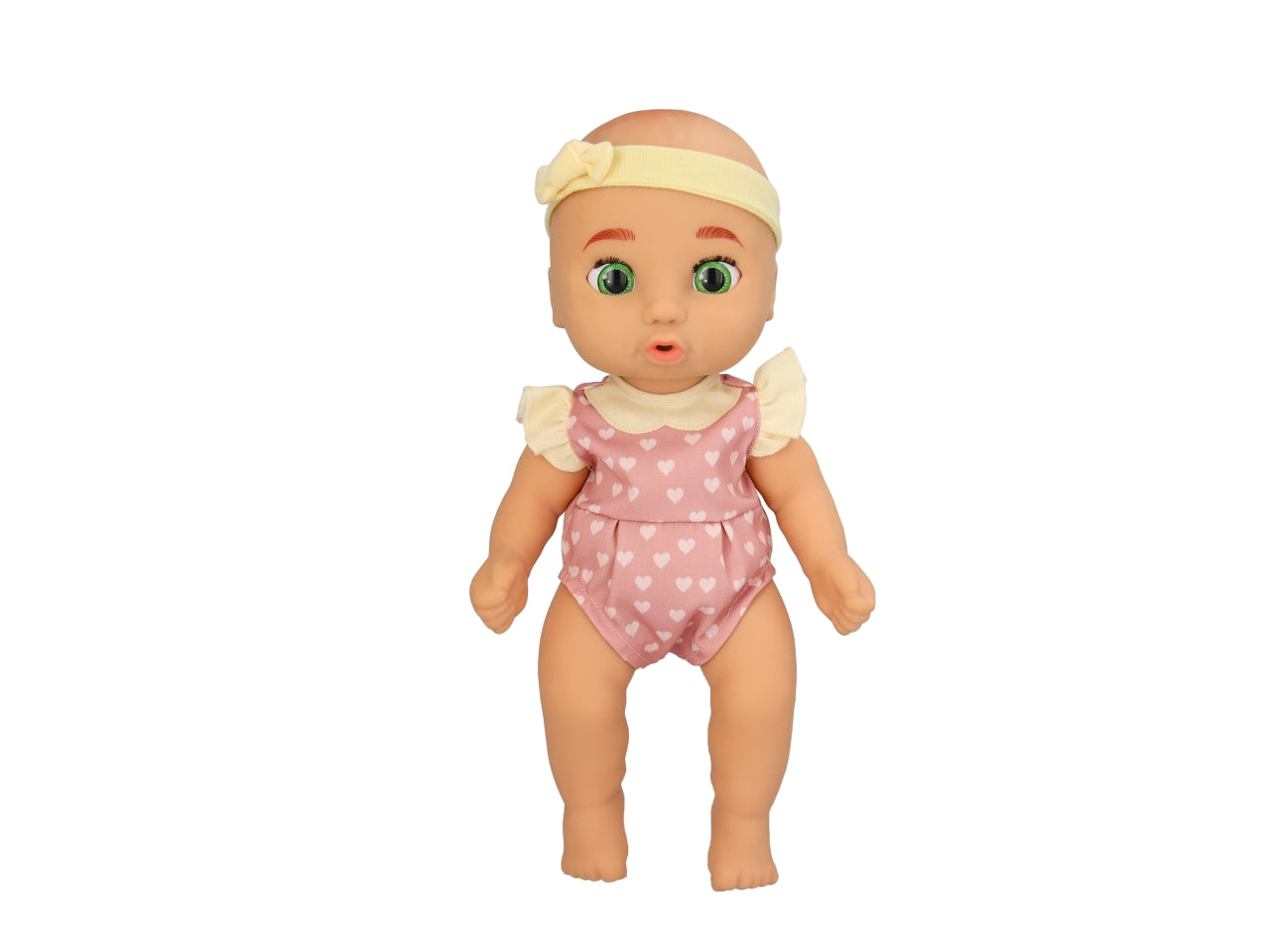 Be loved babies, bambola realistica con accessori per bambine, 30 cm 18 mesi +