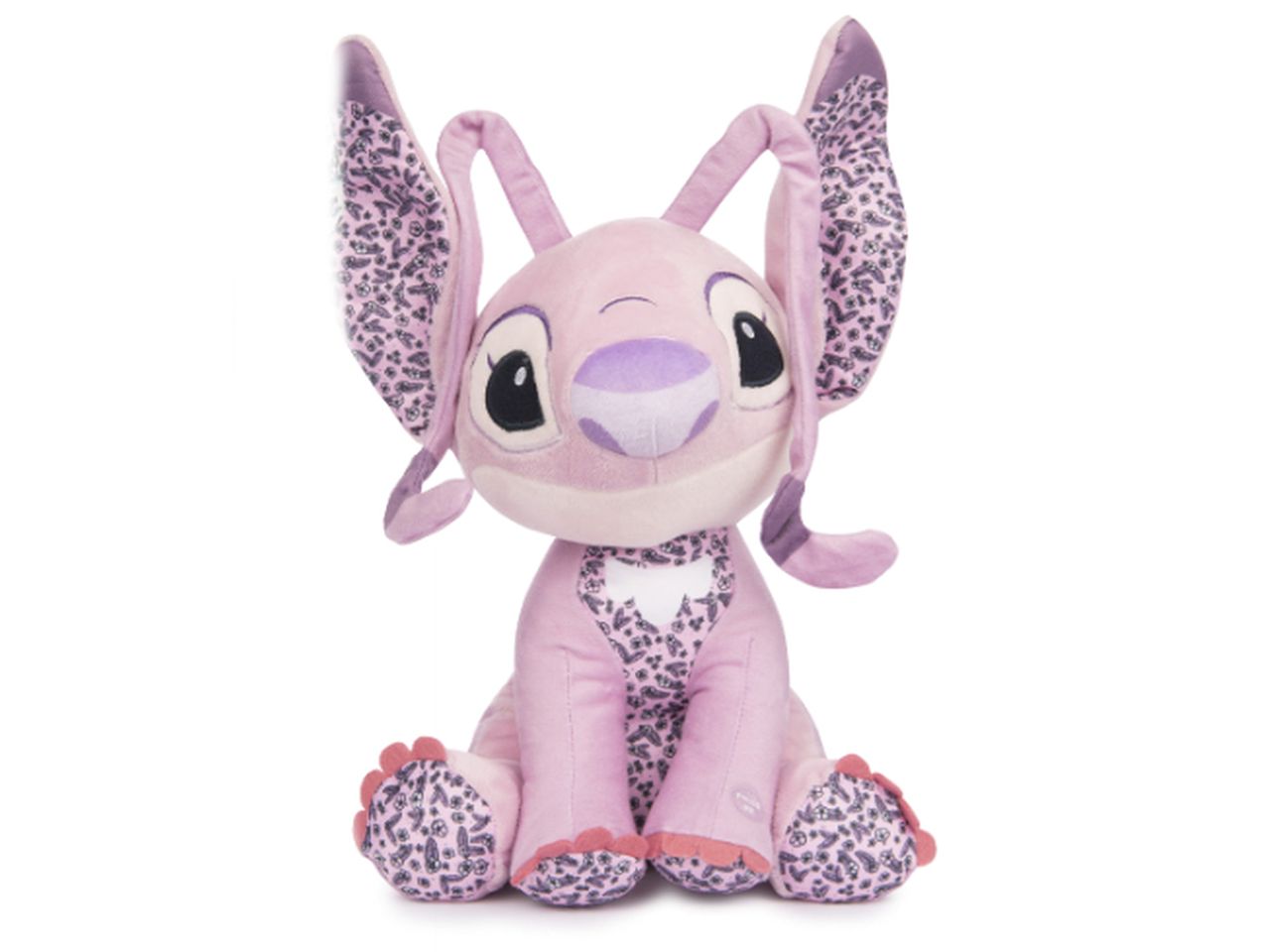 Peluche wallpaper disney centenario angel stitch colore rosa misura 30cm