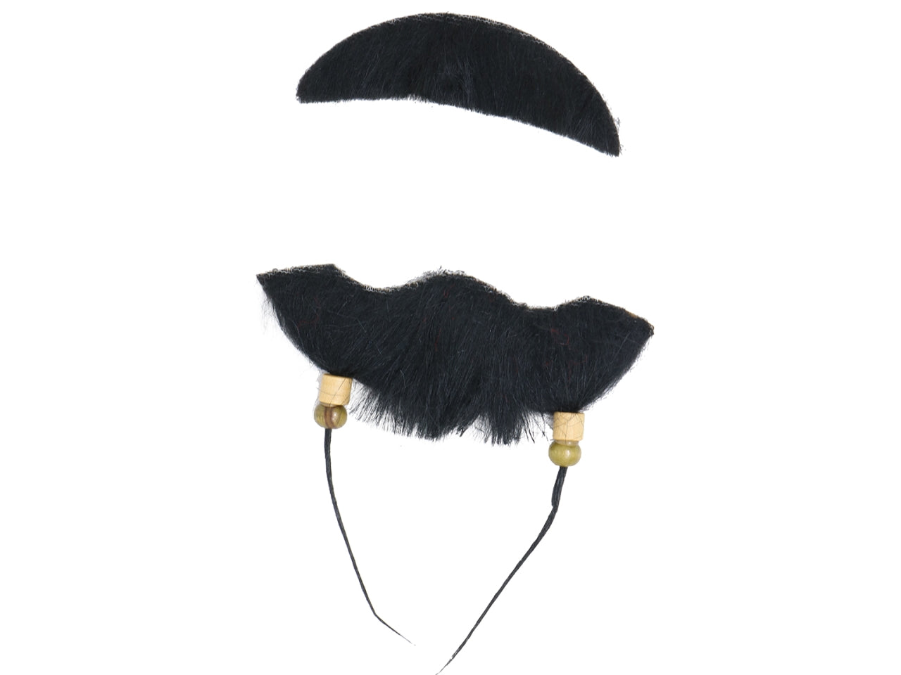 Benda per occhio e baffi da pirata