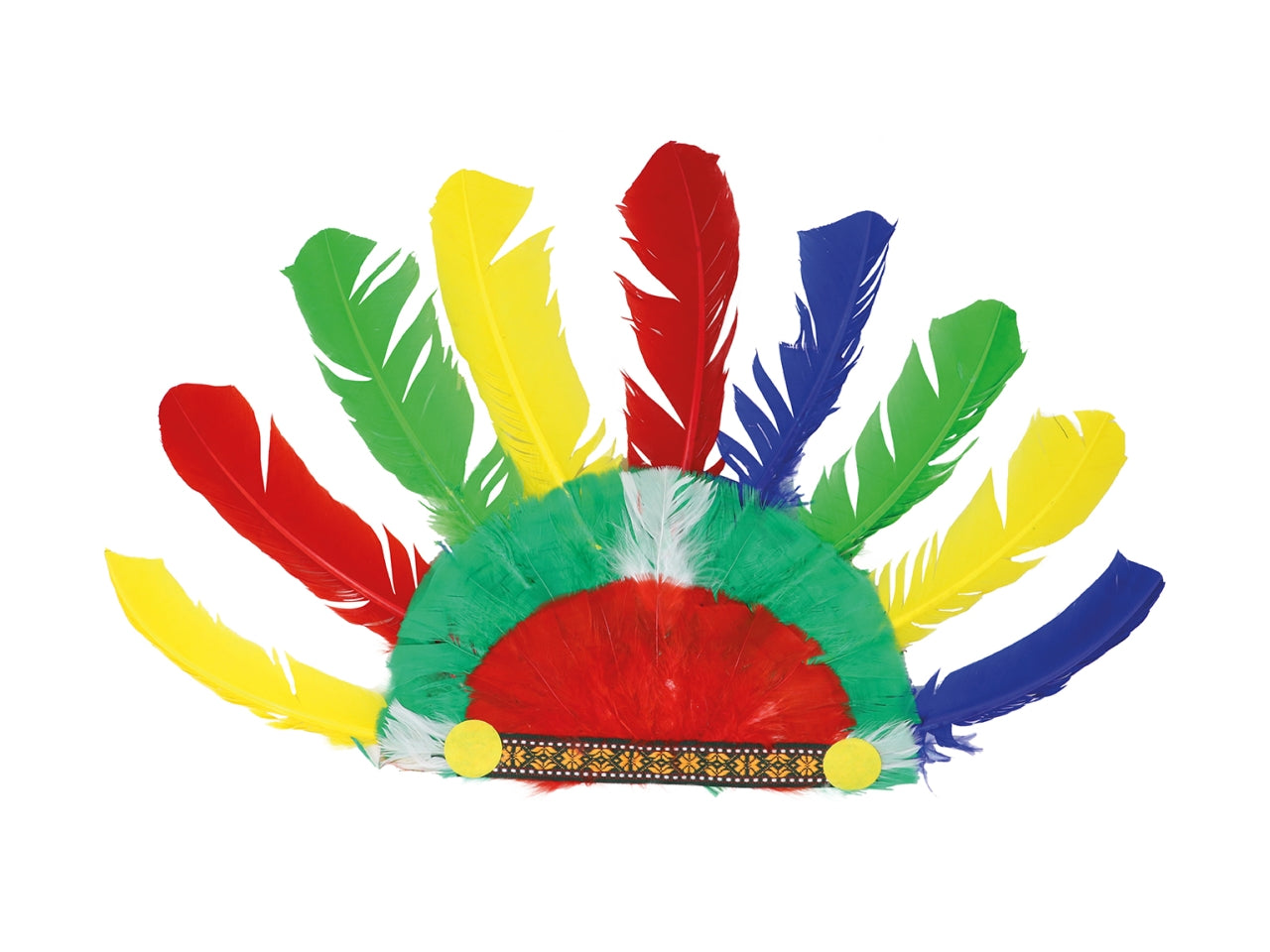 Corona di piume da indiano