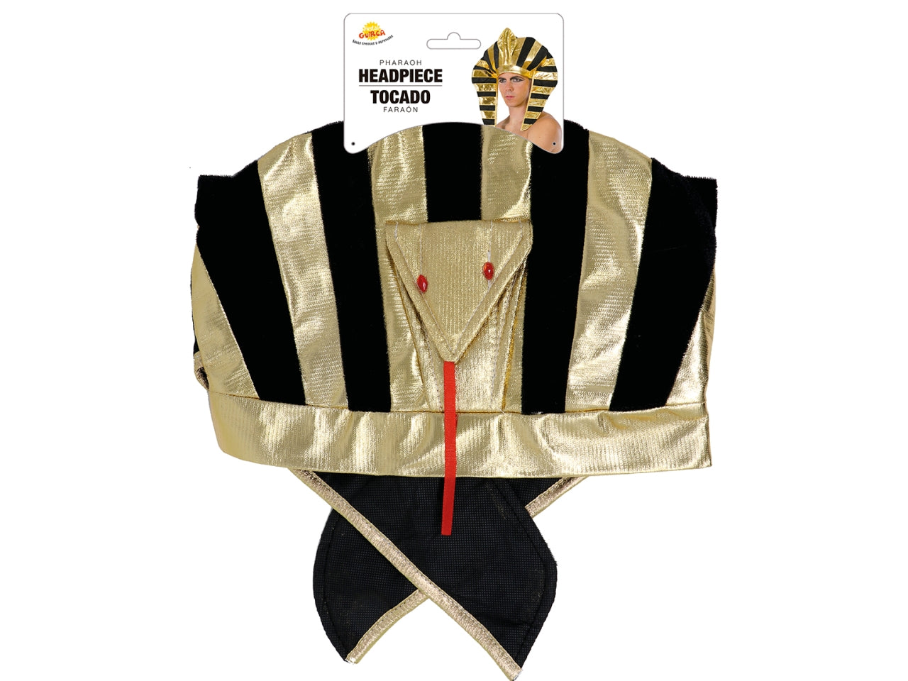 Copricapo da faraone in tessuto