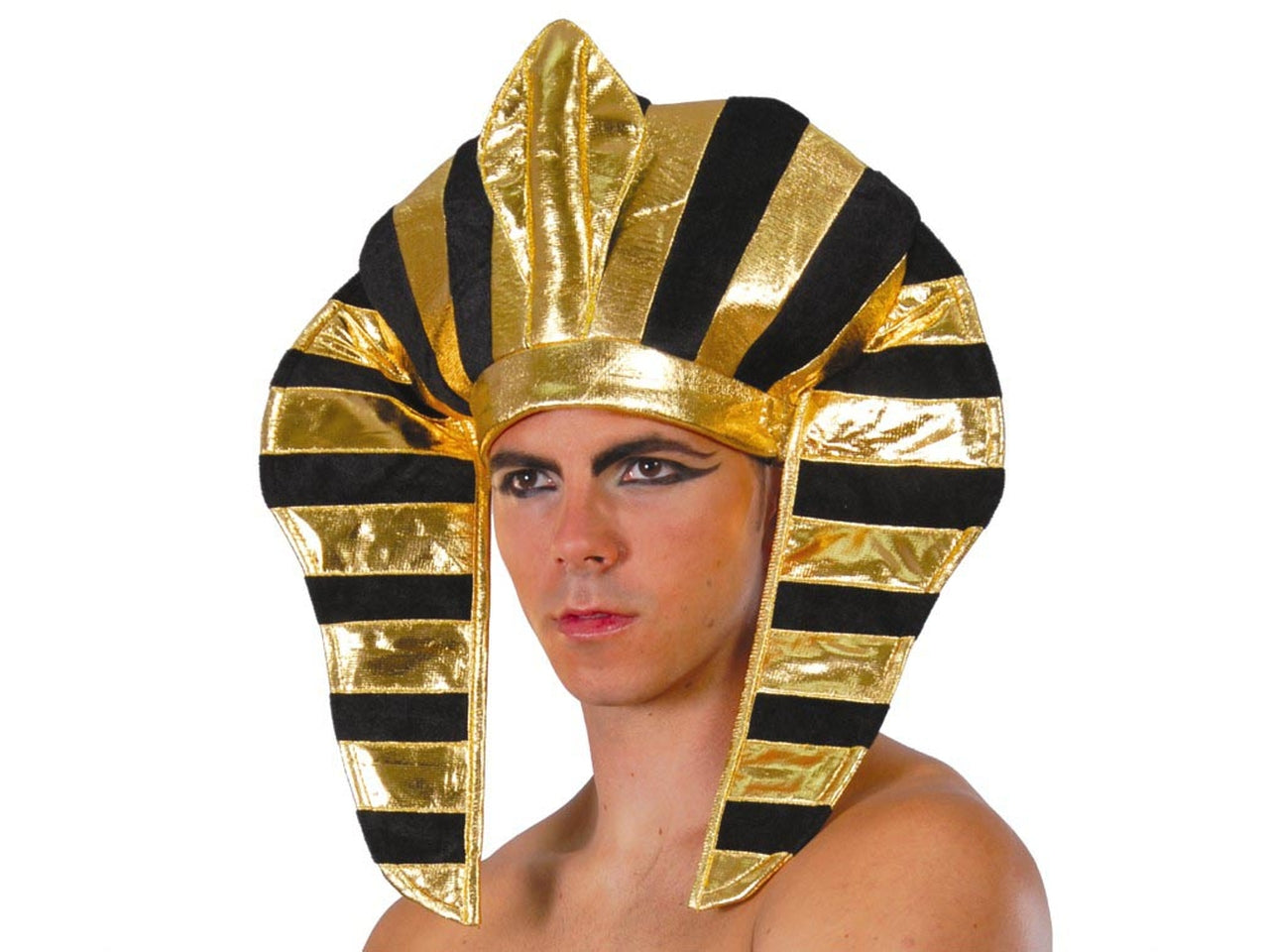 Copricapo da faraone in tessuto