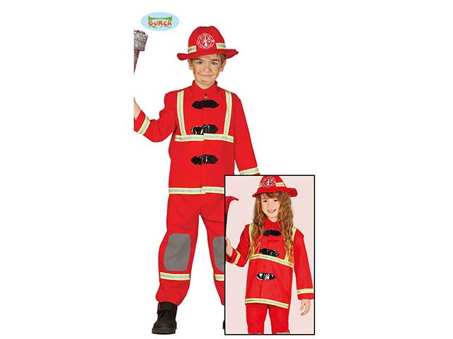 Costume da pompiere da bambino taglia 10-12 anni
