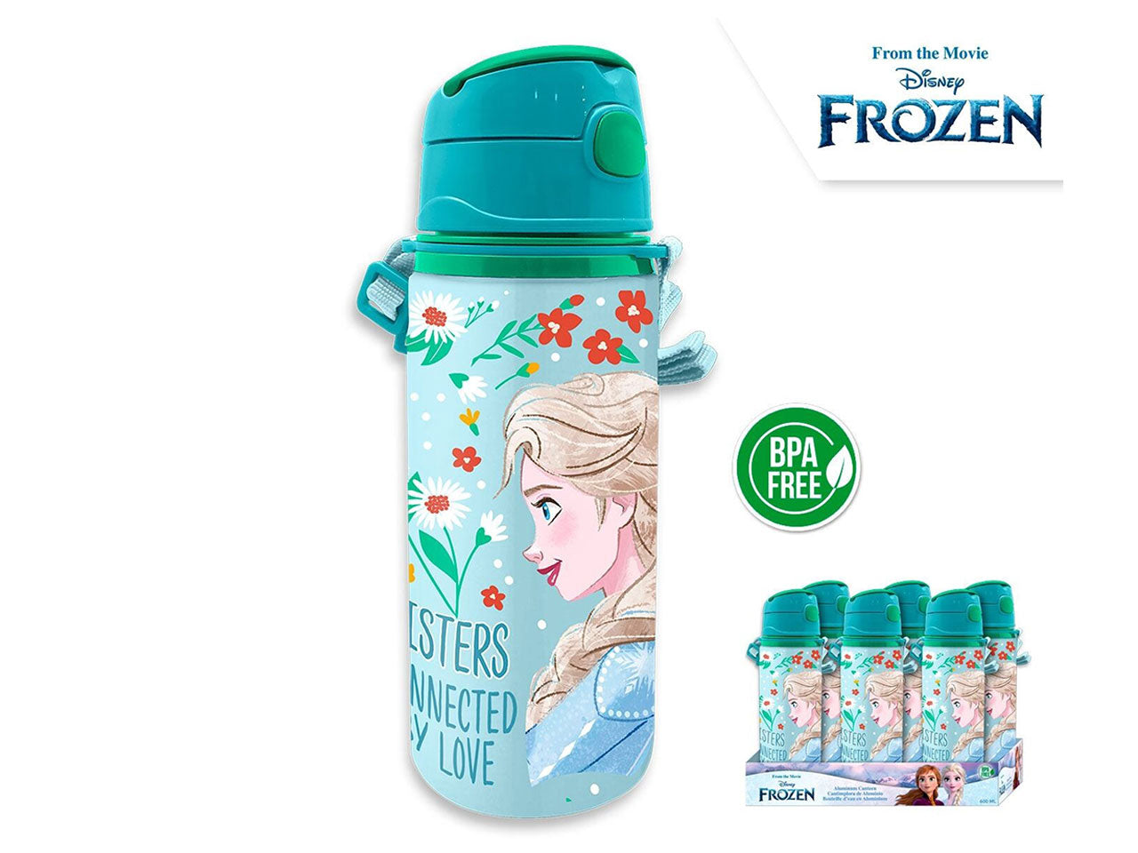 Frozen borraccia in alluminio da 600ml