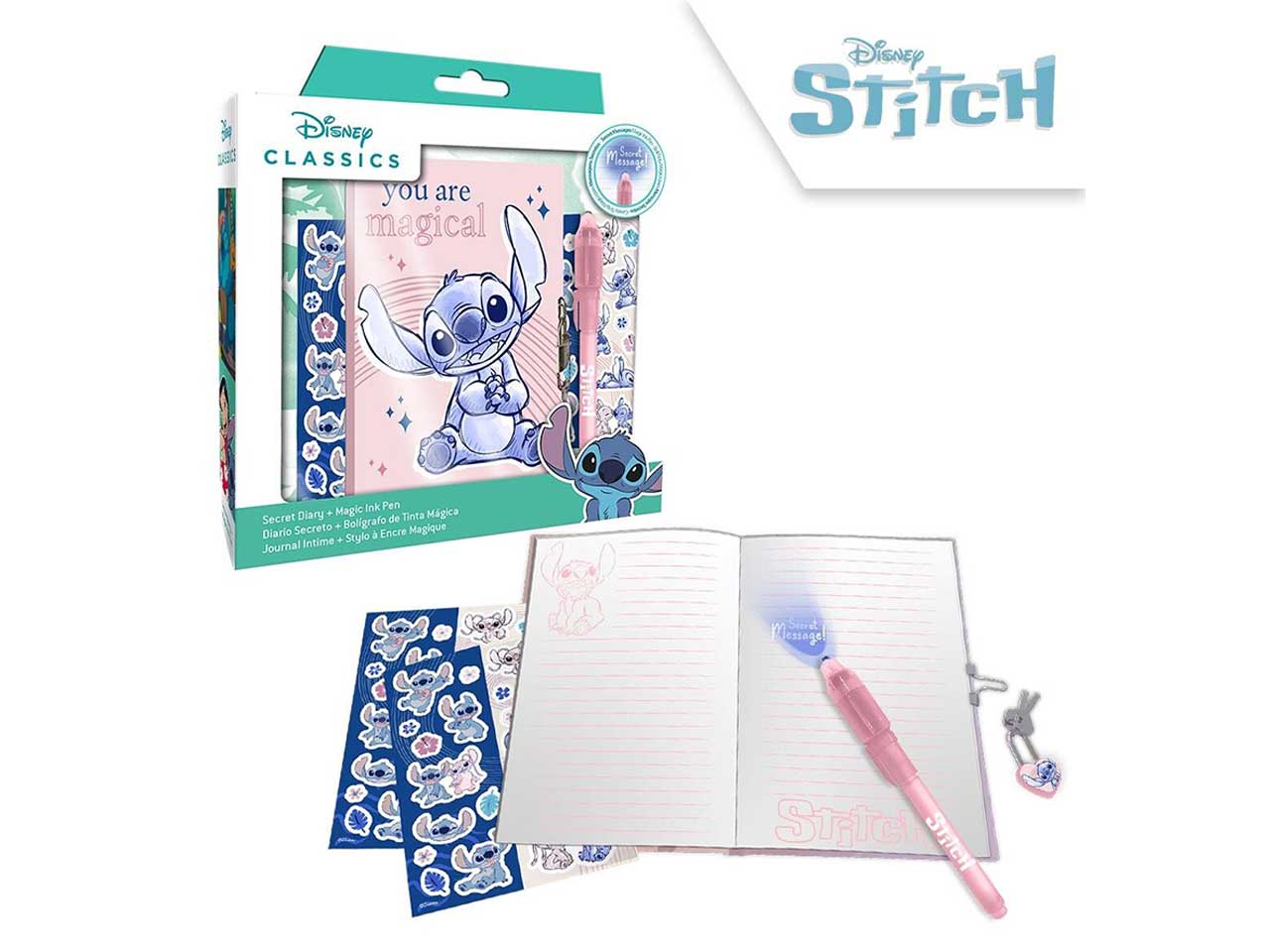Diario segreto con penna stitch