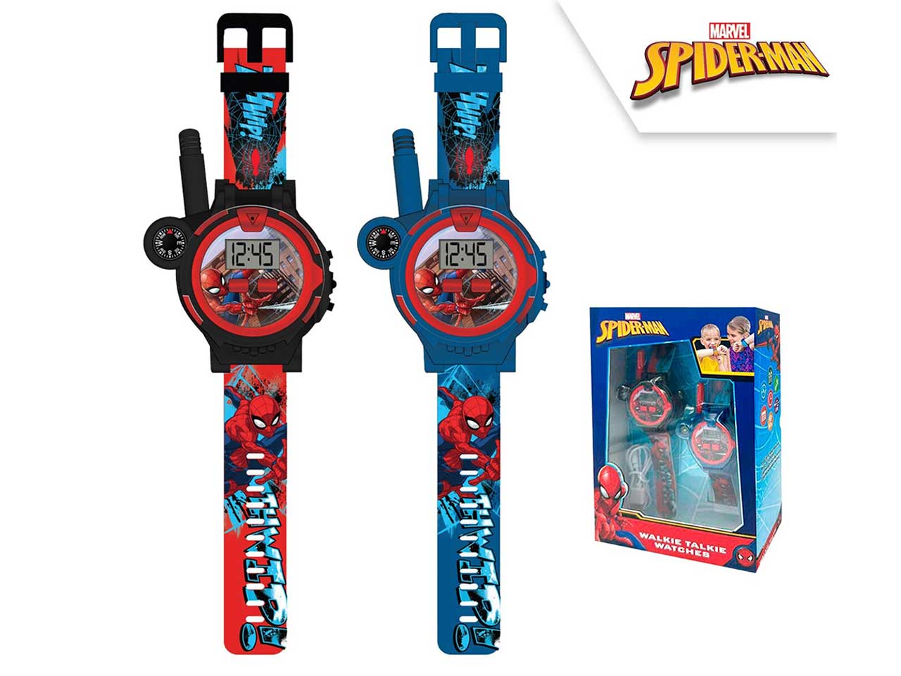 Orologio walkie talkie di spiderman