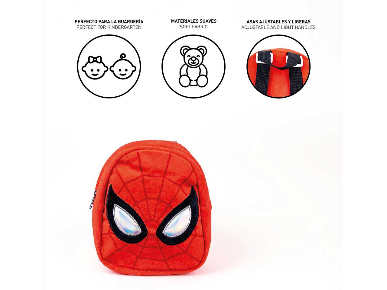 Spiderman zainetto in peluche